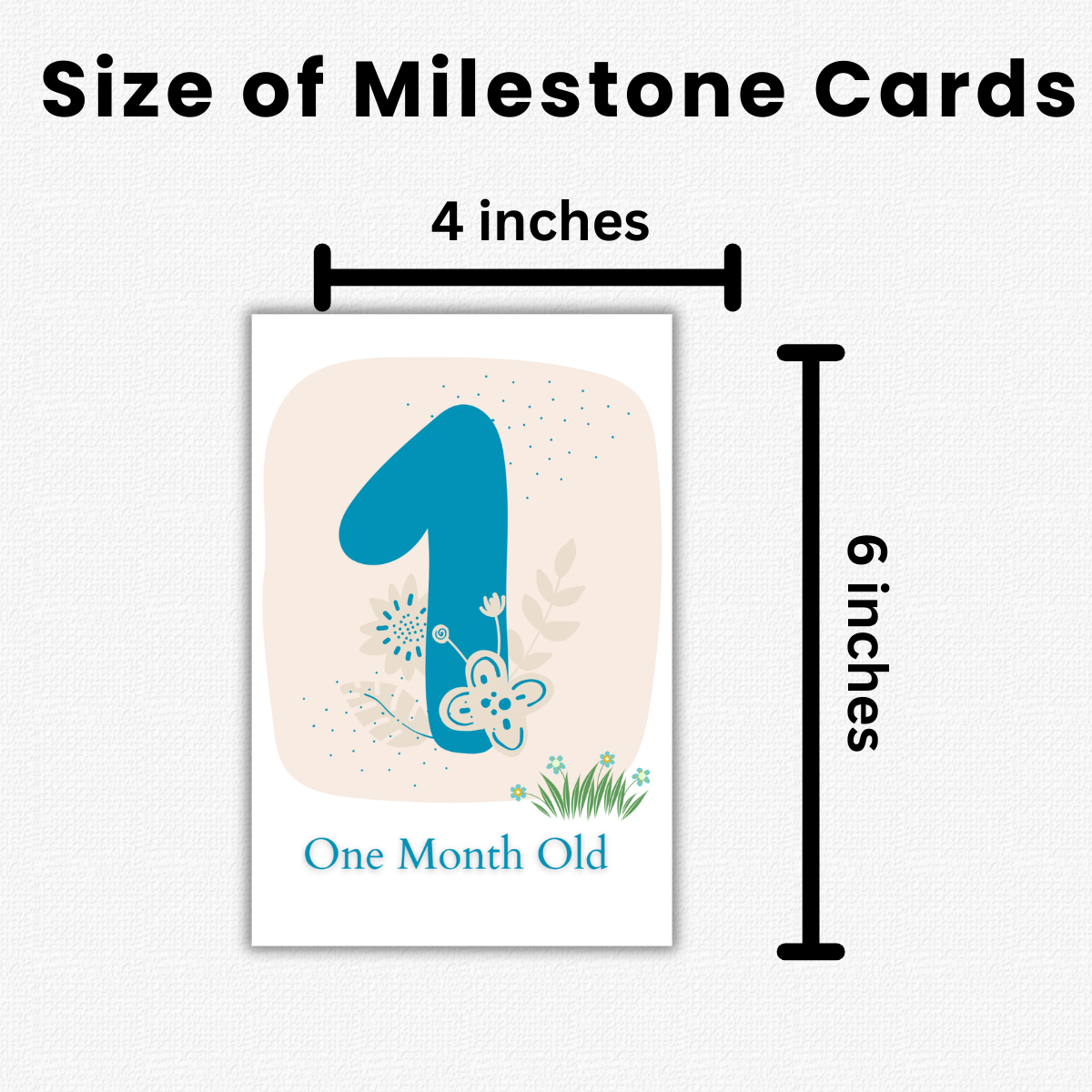 Baby Milestone Cards (Abstract)