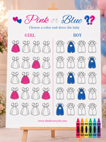 Color the Baby's Outfit Board