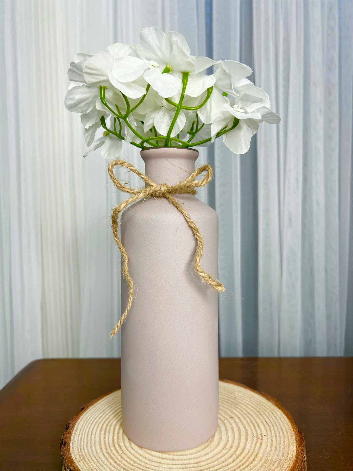 Roman Bottle Vase Mauve (Big) - The Decor Cycle