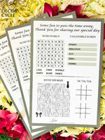 Puzzle Cards for all Events - The Decor Cycle