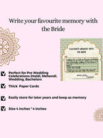 Favorite Memories with Bride - The Decor Cycle