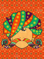 Traditional Rajasthani Portrait - The Decor Cycle