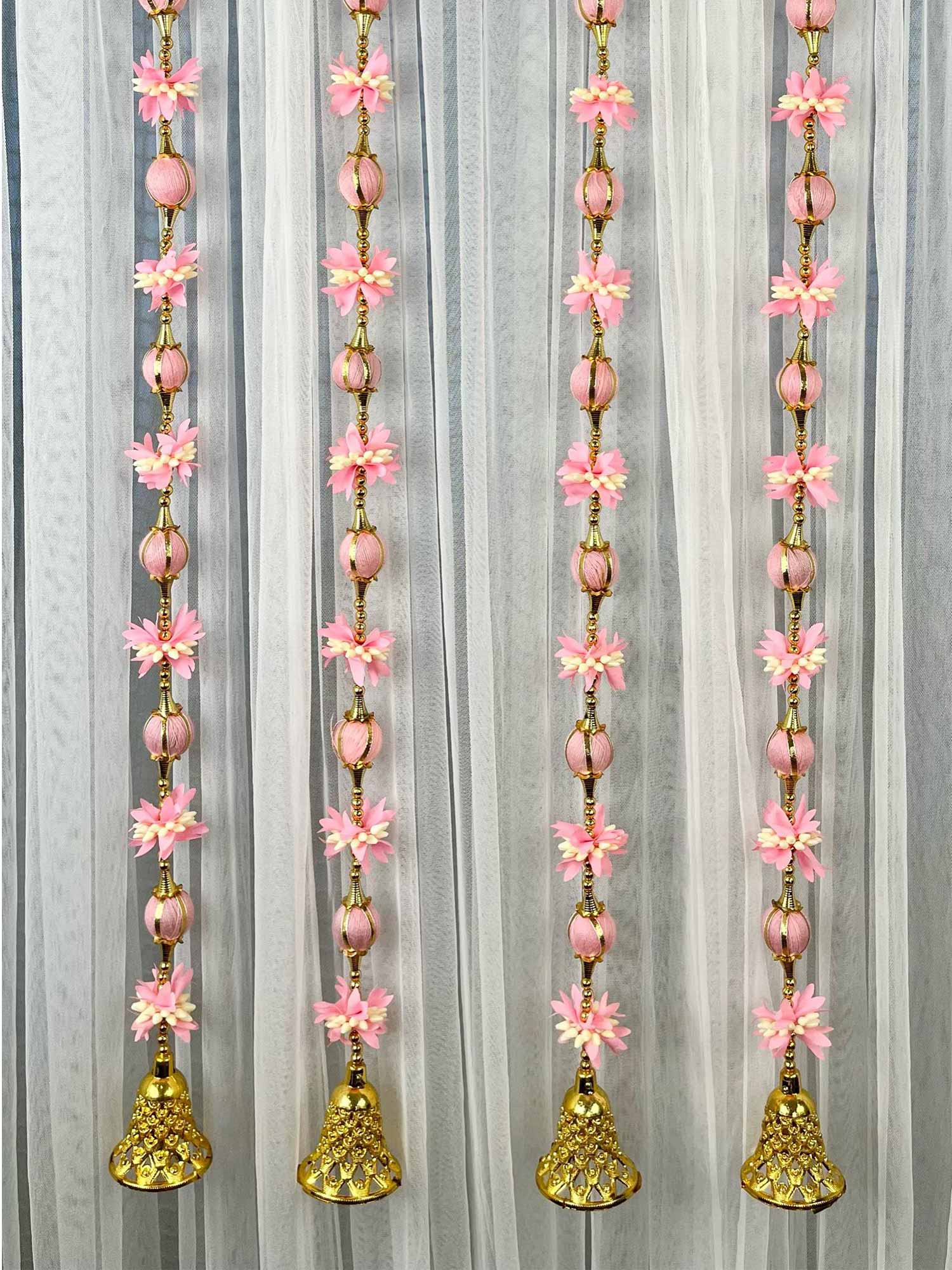 Pink, White & Gold Tassels - The Decor Cycle