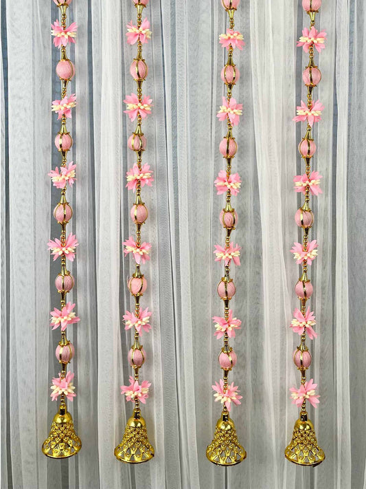 Pink, White & Gold Tassels - The Decor Cycle