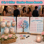 3 in 1 Combo Offer: Diaper Pong, Baby Name Suggestions and Pink or Blue Tree