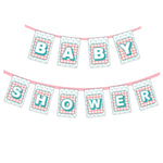 Premium Baby Shower Banner (Blue and Pink)