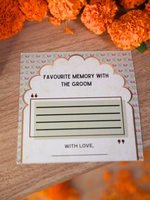 Favorite Memories with Groom