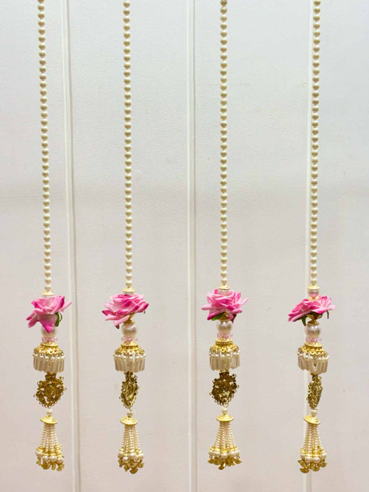 Pearl and Rose Tassels