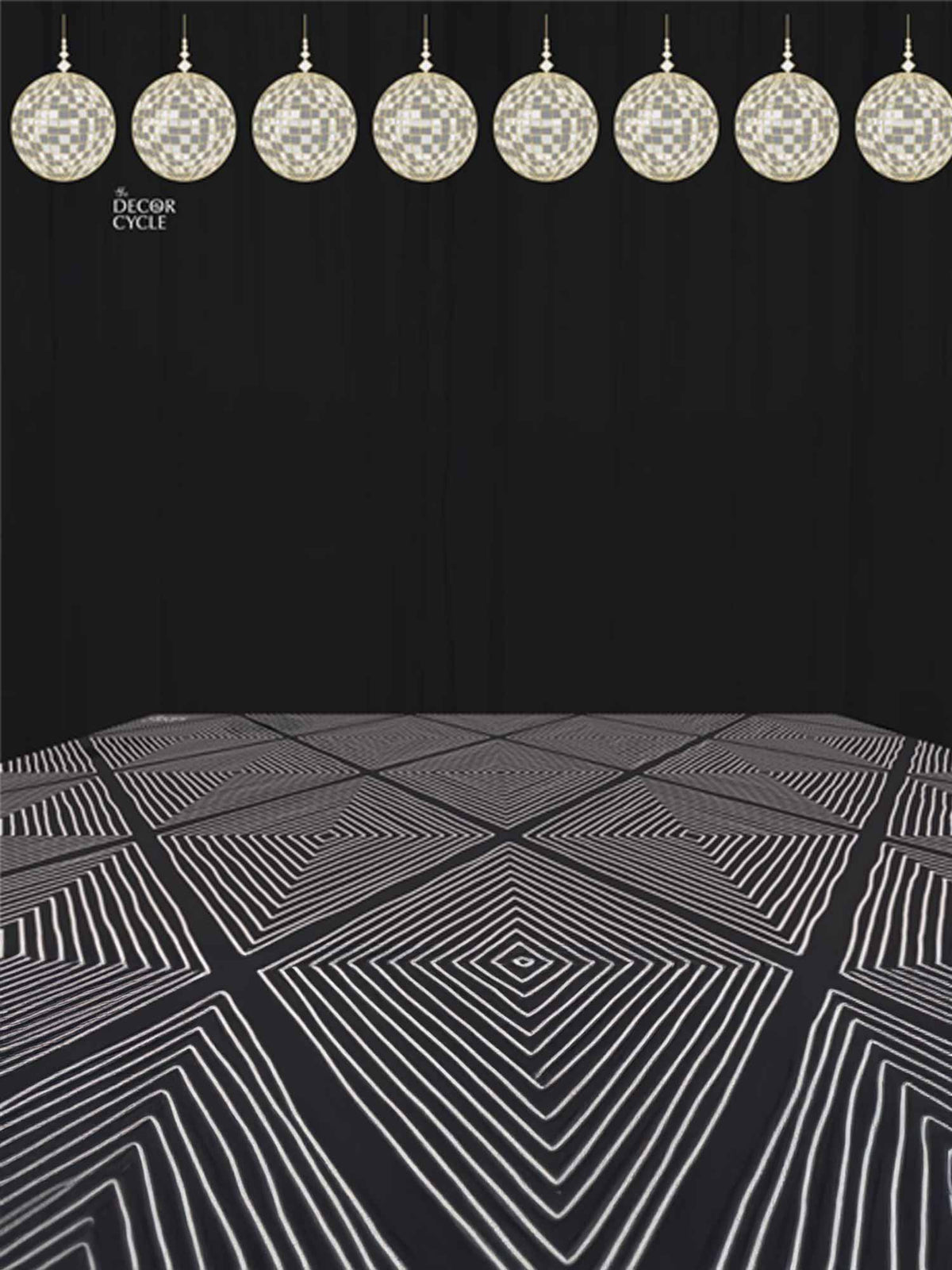 Large Diamonds Flex - The Decor Cycle