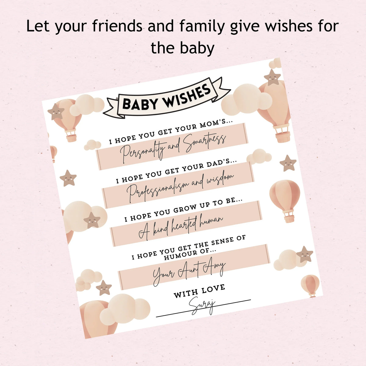 Baby Wishes Cards - The Decor Cycle