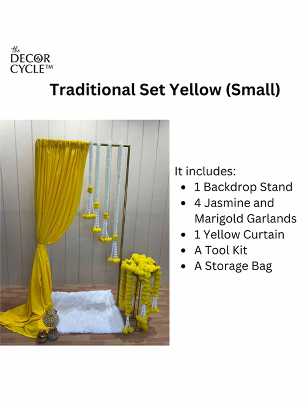 Traditional Set Yellow (Small) - The Decor Cycle