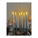 Silver Tapered Candles