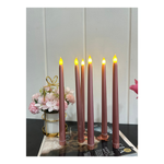 Rose Gold Tapered Candles
