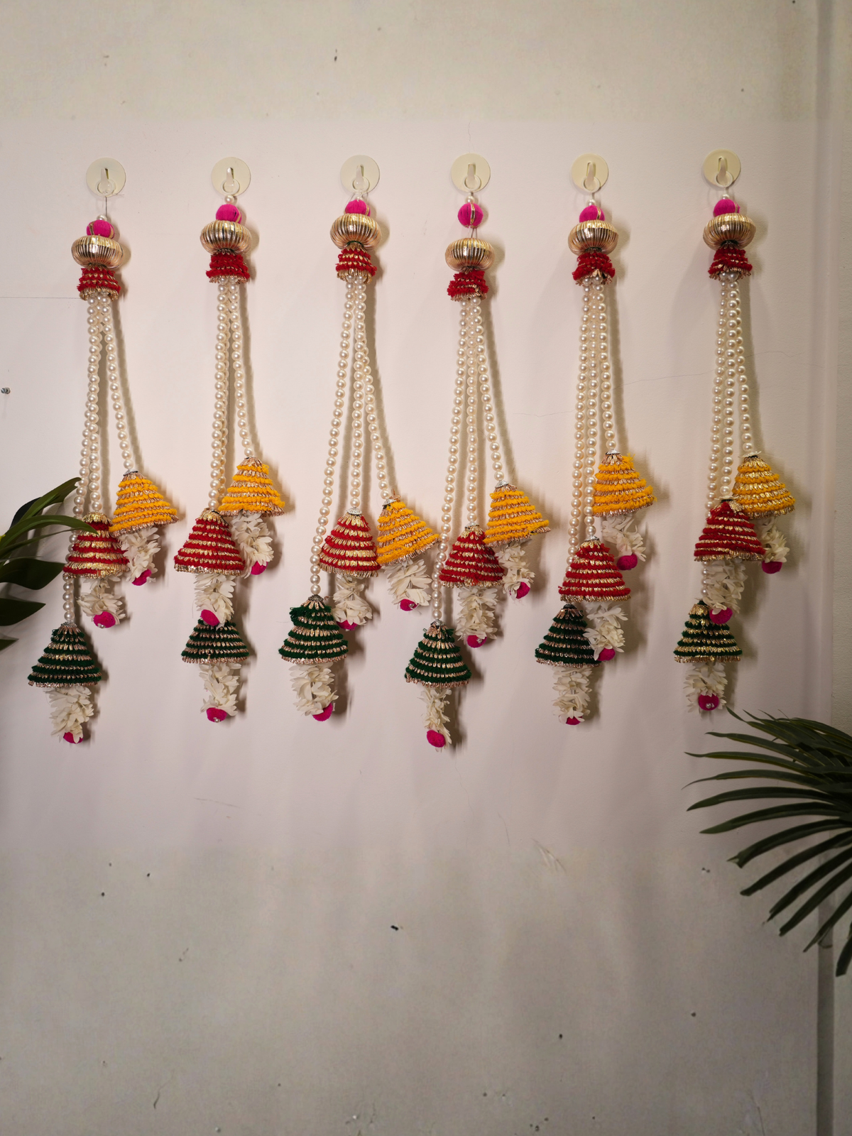 Pearl and Cone Tassels