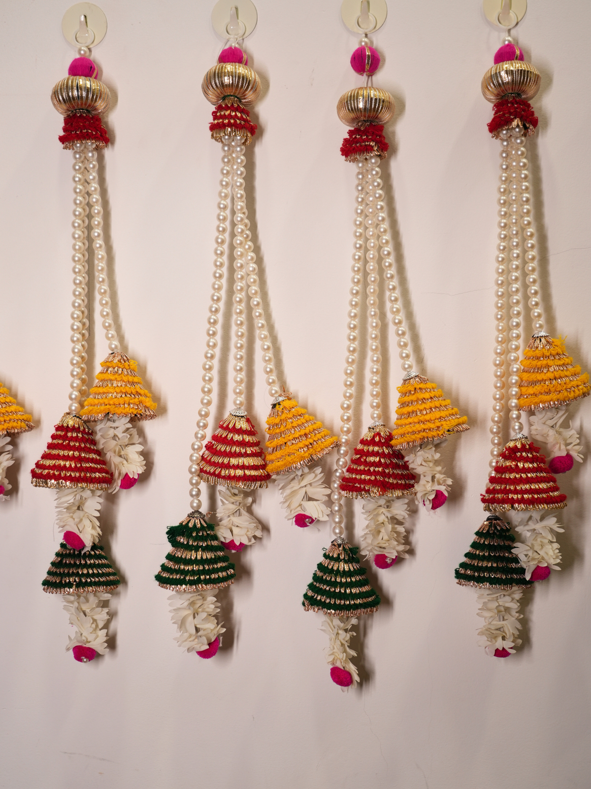 Pearl and Cone Tassels