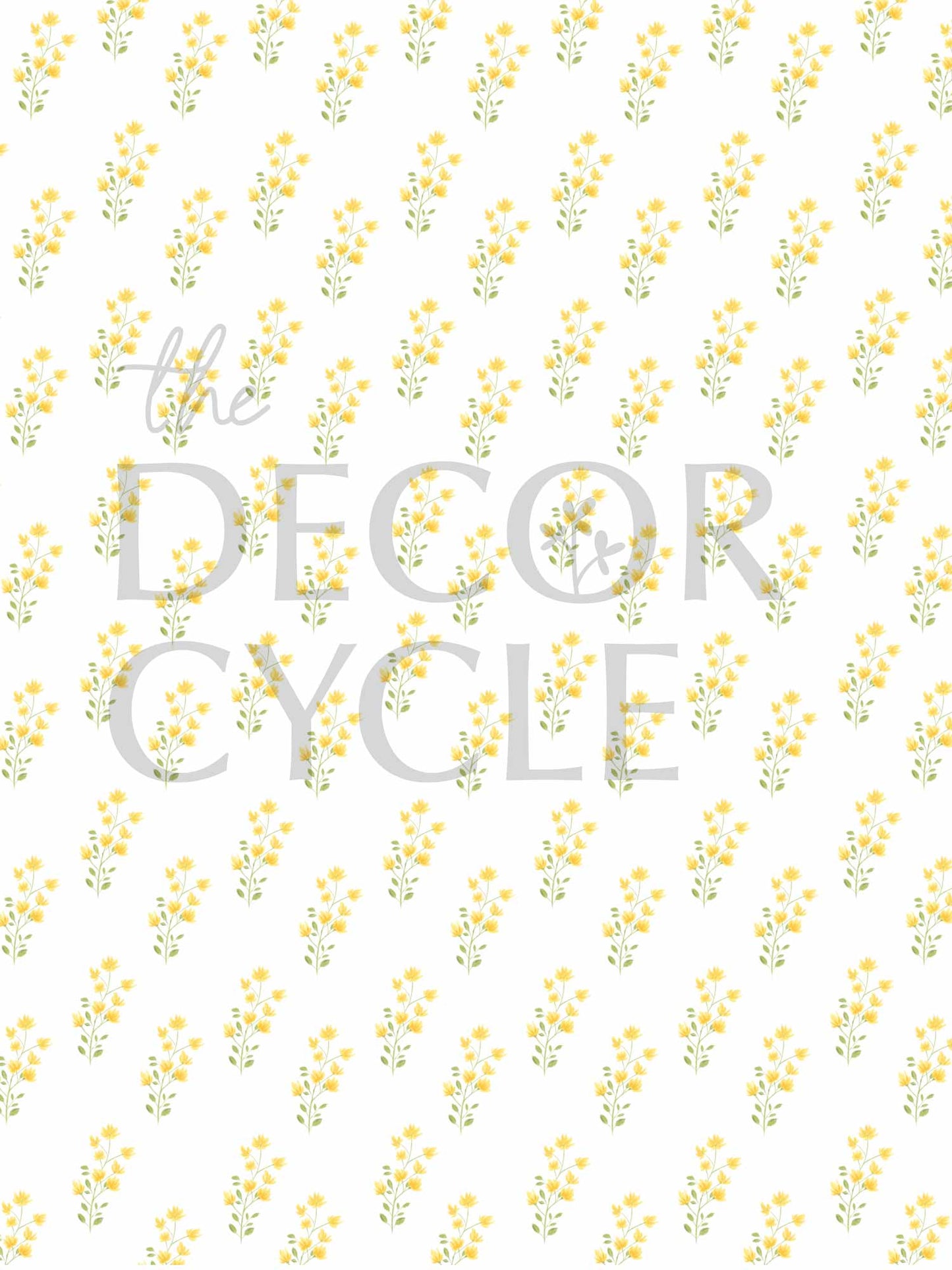 Floral Floor Covering - The Decor Cycle