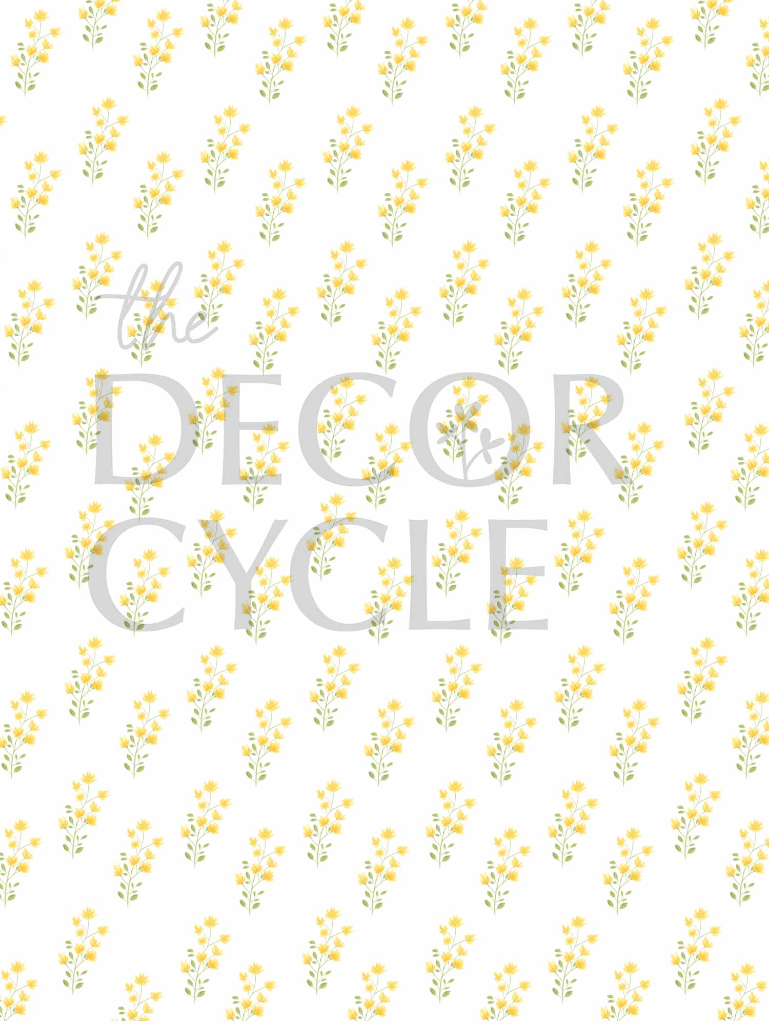 Floral Floor Covering - The Decor Cycle