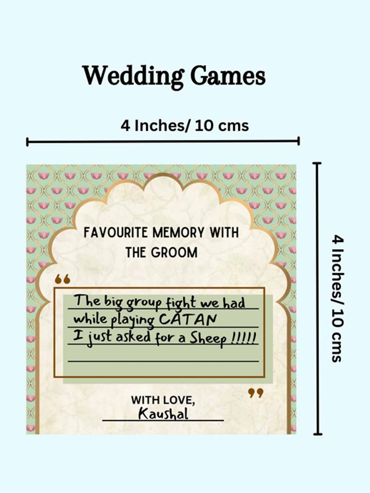 Favorite Memories with Groom - The Decor Cycle