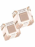 Favorite Memories with Bride and Groom, Boho Theme - The Decor Cycle