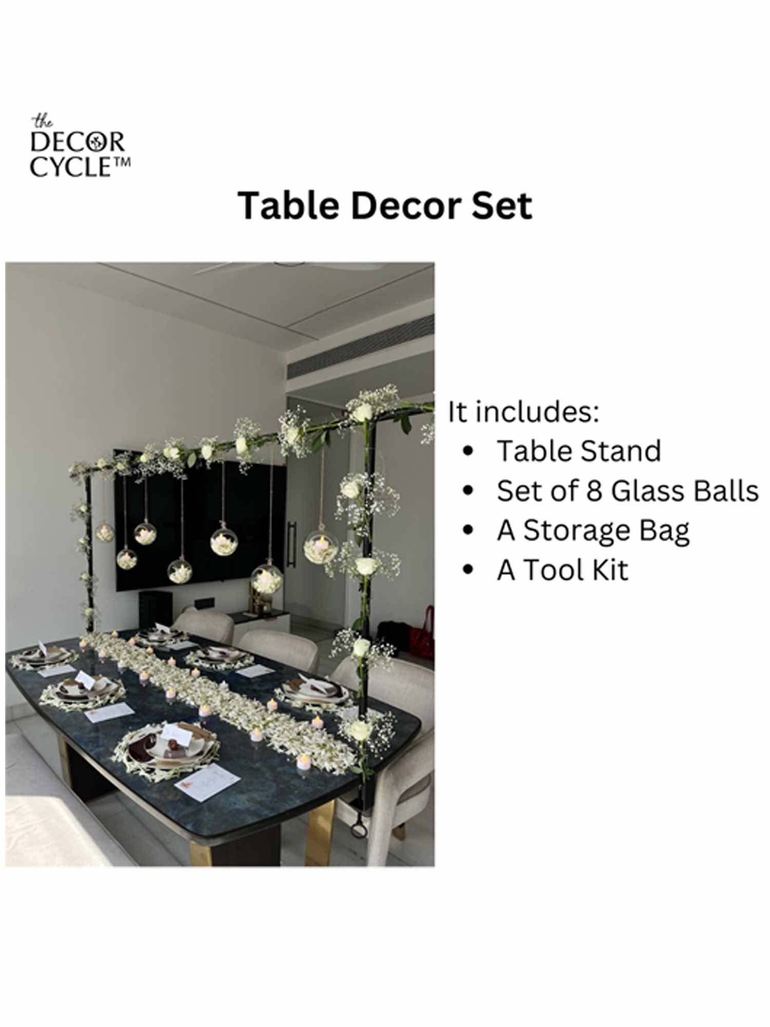 Elegant Table Decor Set | The Decor Cycle