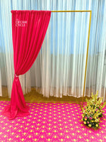 Dark Pink Drape - The Decor Cycle