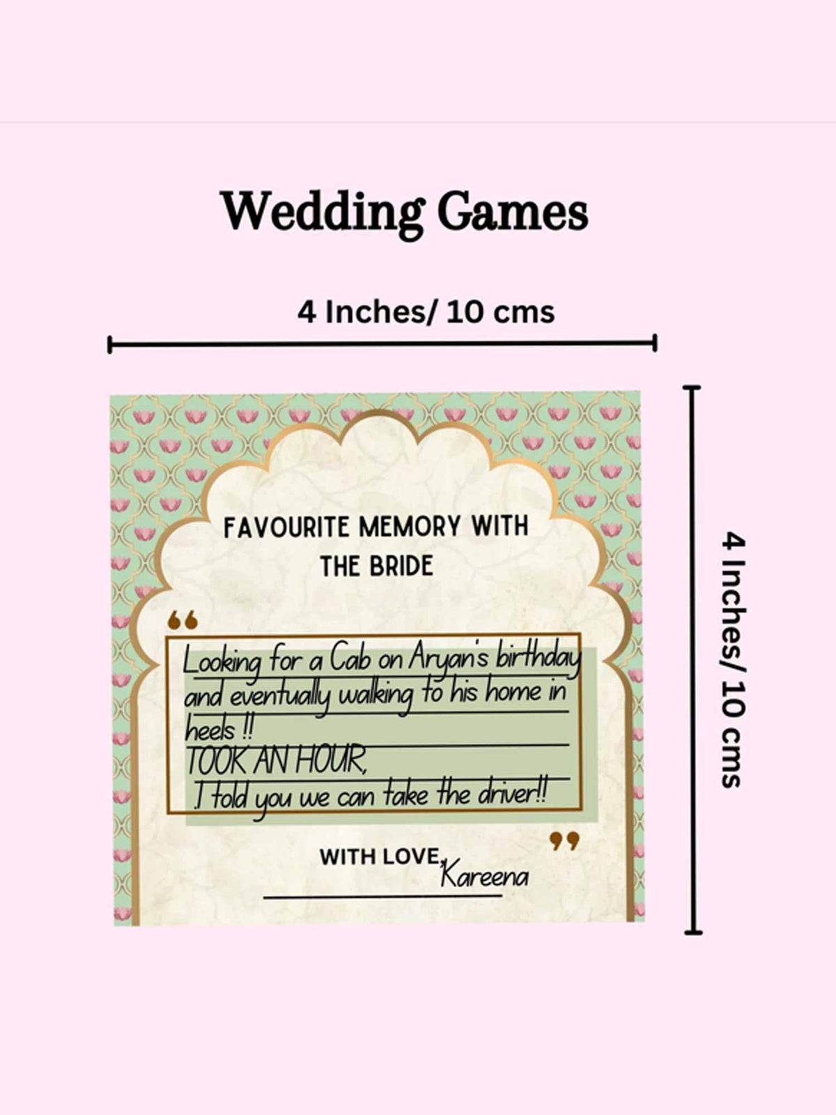 Favorite Memories with Bride - The Decor Cycle