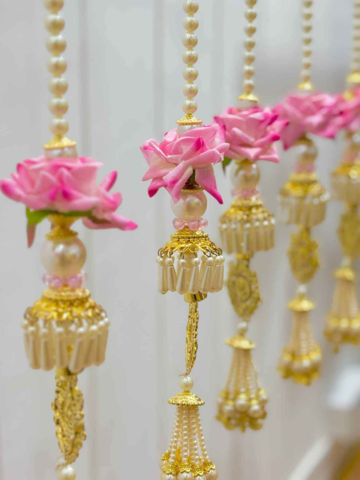 Pearl and Rose Tassels