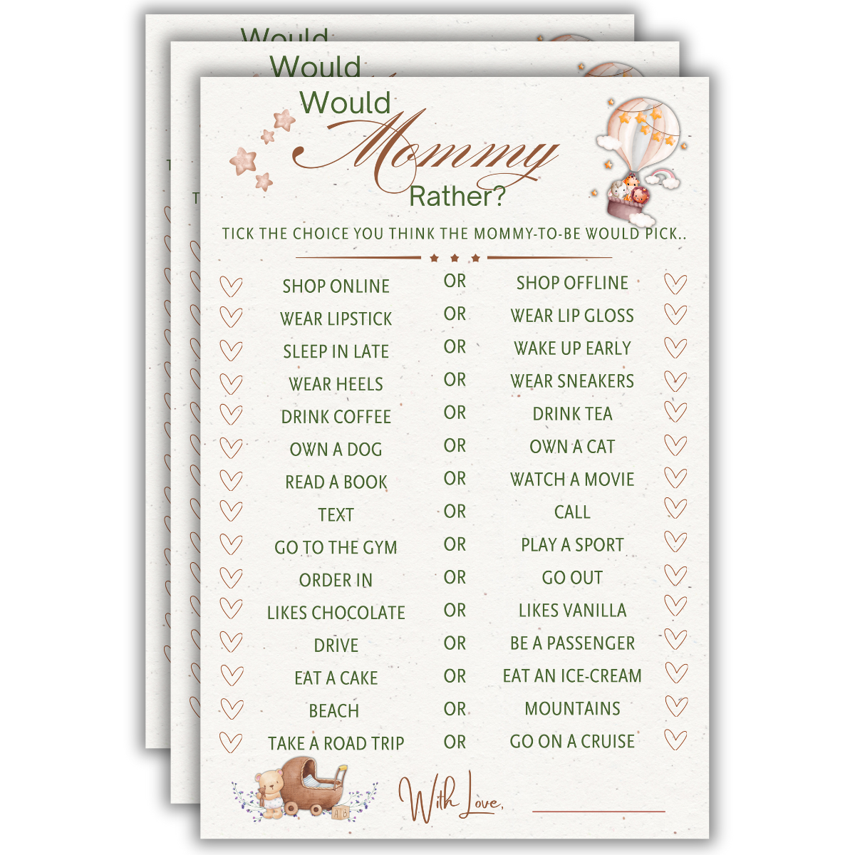 Would Mommy Rather- Boho Theme