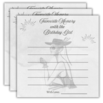 Favorite Memory with the Birthday Girl Cards