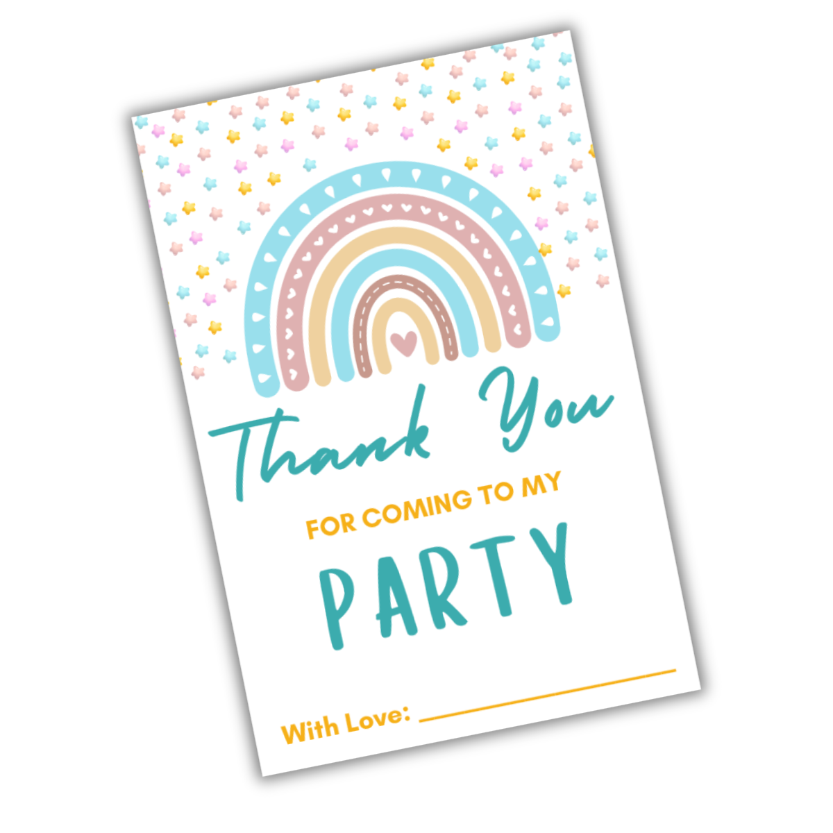 Thank You Cards for Birthday Celebration