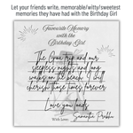Favorite Memory with the Birthday Girl Cards