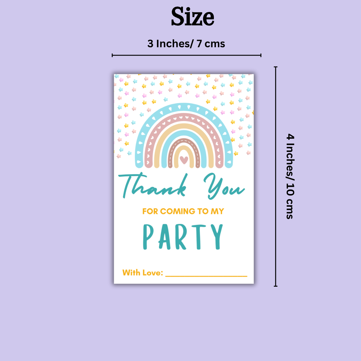 Thank You Cards for Birthday Celebration