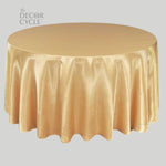 Satin Round Table Covers - The Decor Cycle