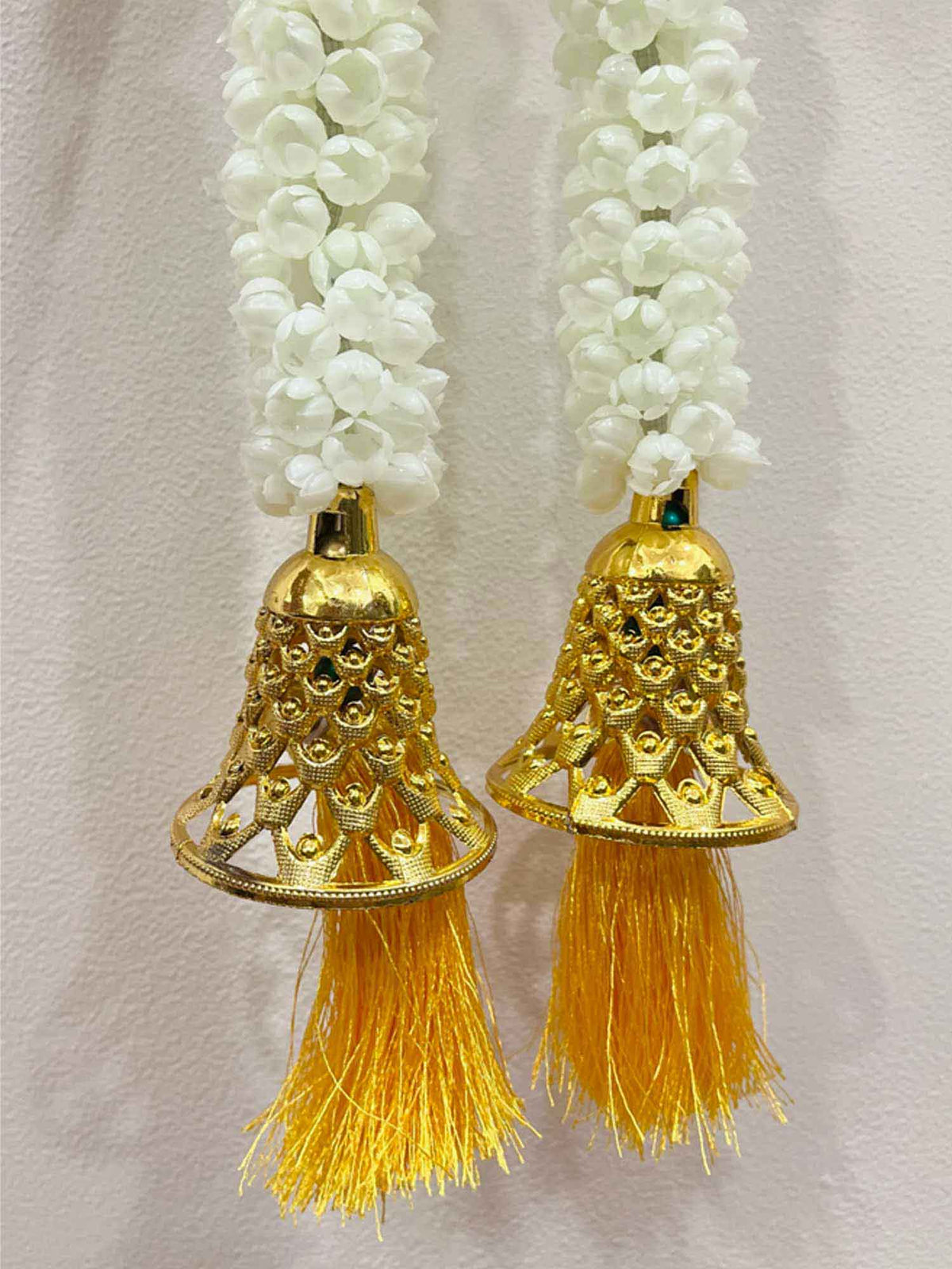 Long Yellow Bell and Tassels Garland - The Decor Cycle
