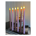 Pink Tapered Candles Combo
