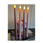 Pink Tapered Candles Combo