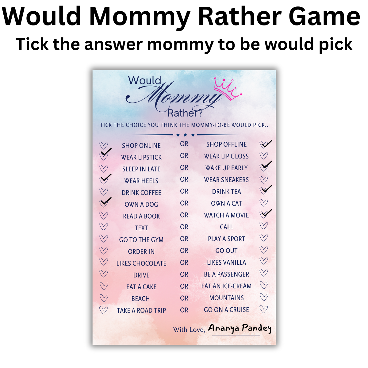 Would Mommy Rather