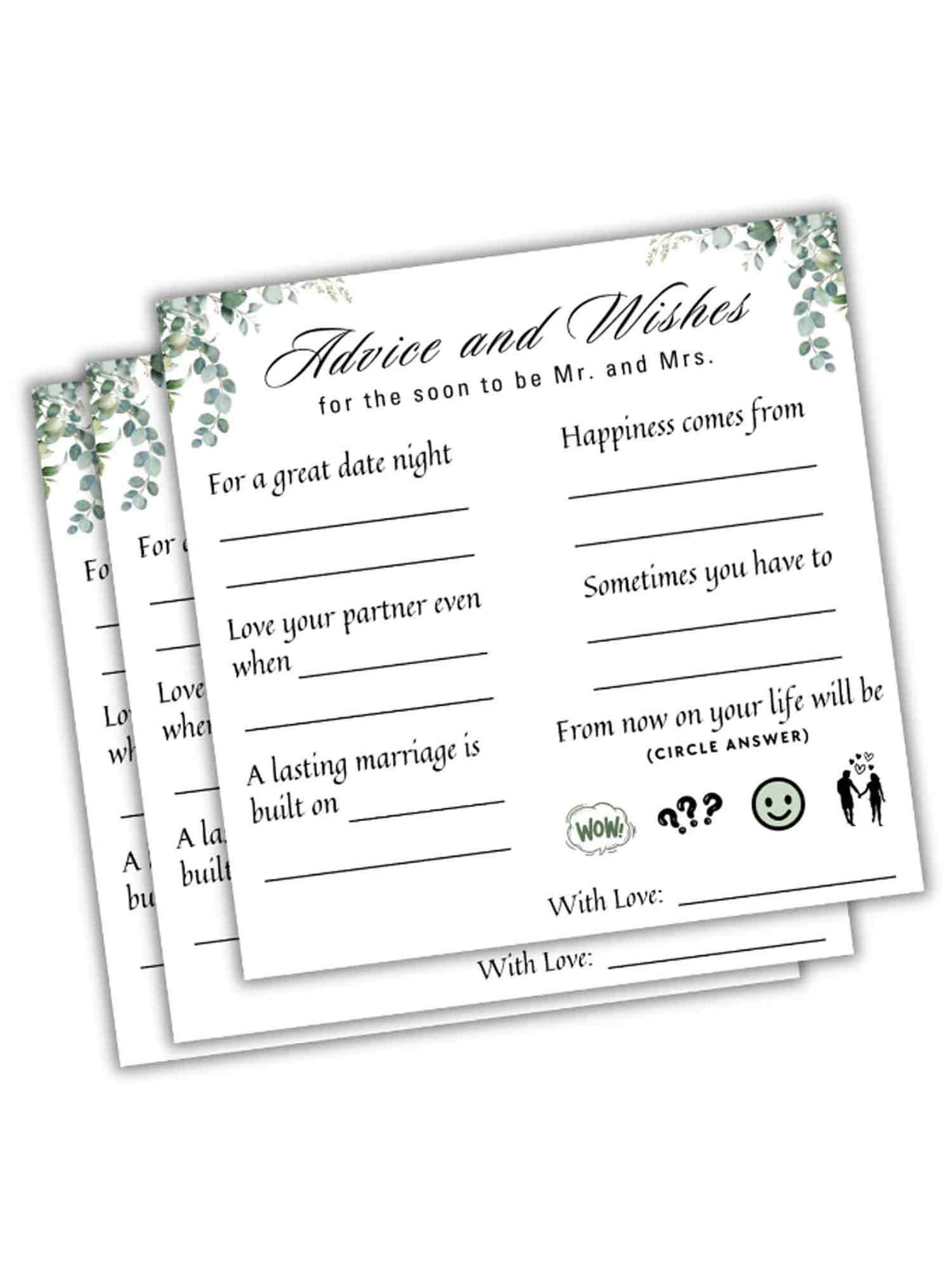 Advice and wishes for the couple to make your Wedding - The Decor Cycle