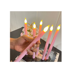 Pink Tapered Candles