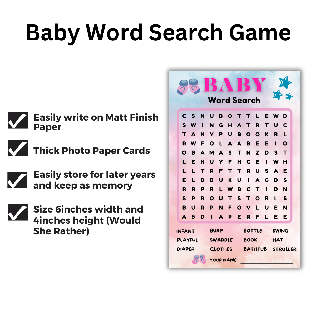 Baby Word Search