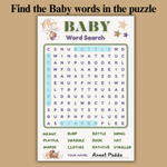 Baby Word Search- Boho