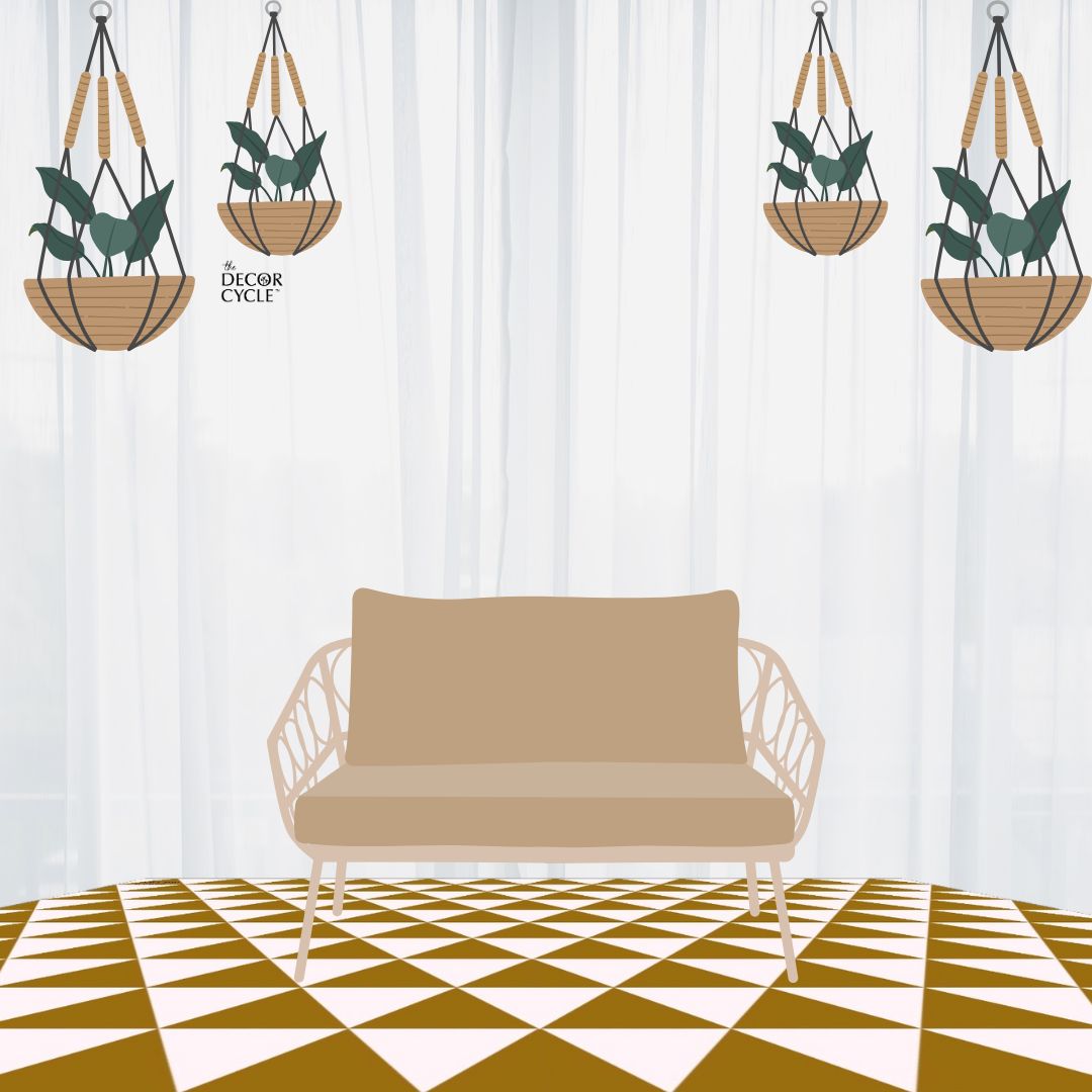 Brown Triangle Flex - The Decor Cycle