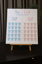 What will it be, Girl or Boy? Board (Romper)