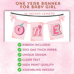 Luxury ONE Year Banner (Pink)
