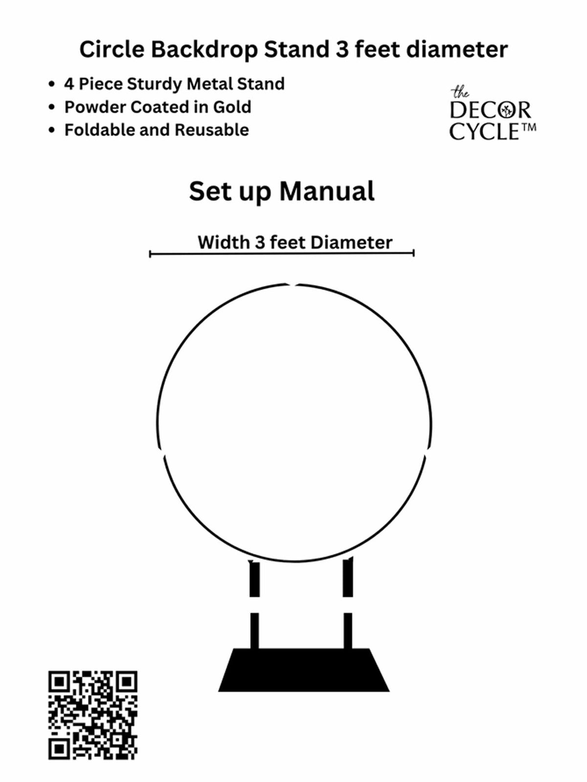 White Tassels Circle Decor - The Decor Cycle