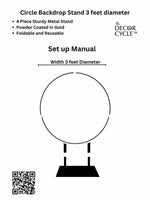 White Tassels Circle Decor - The Decor Cycle