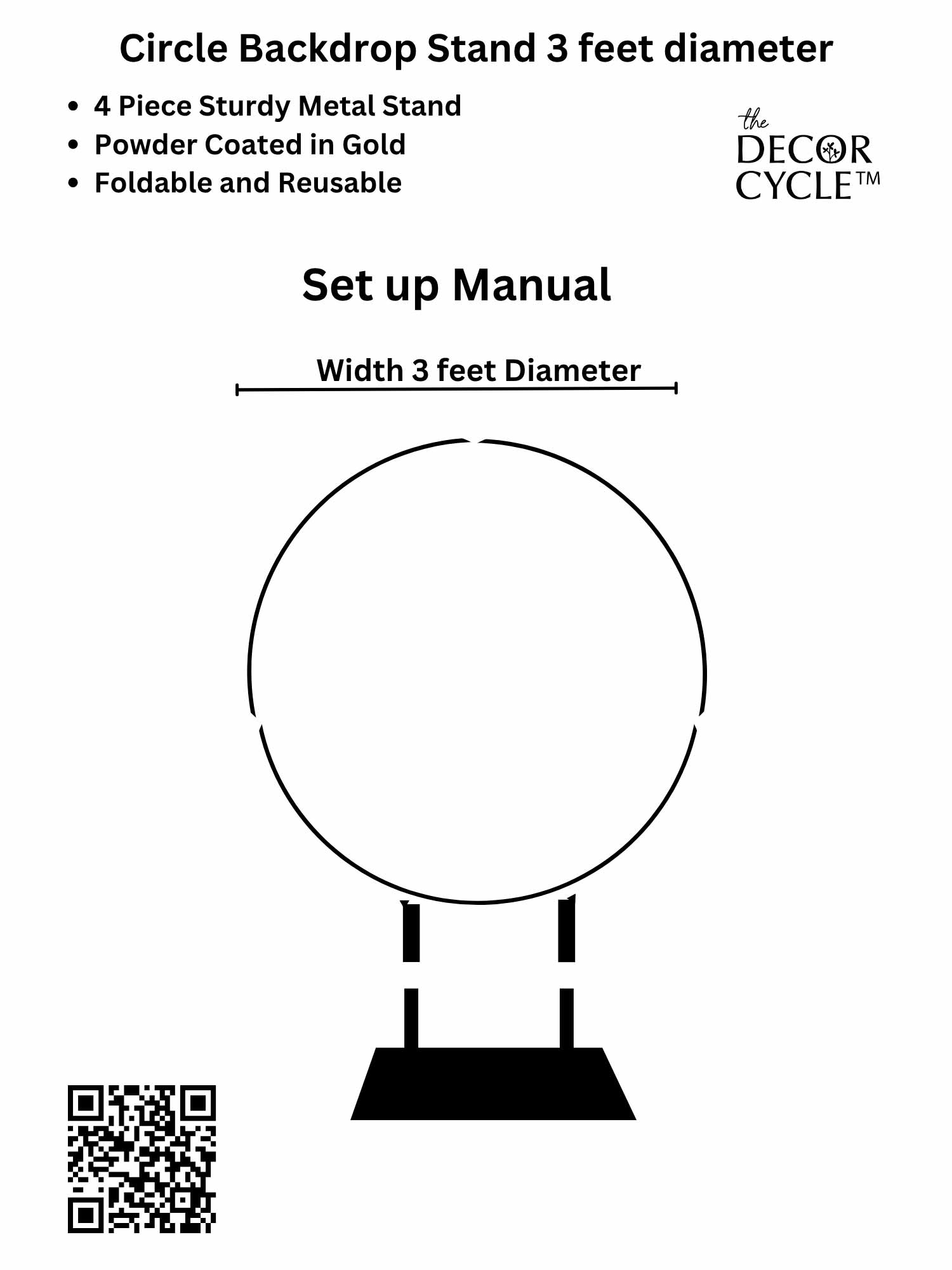 Circle Stand - The Decor Cycle