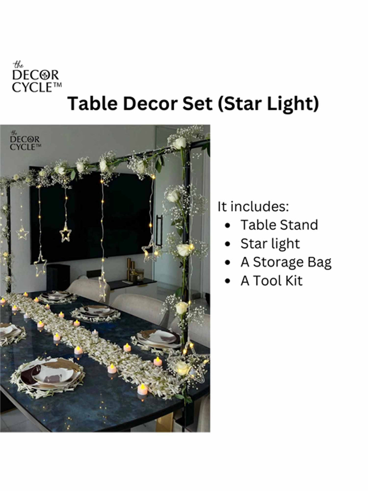 Table Decor Set (Star Light) - The Decor Cycle