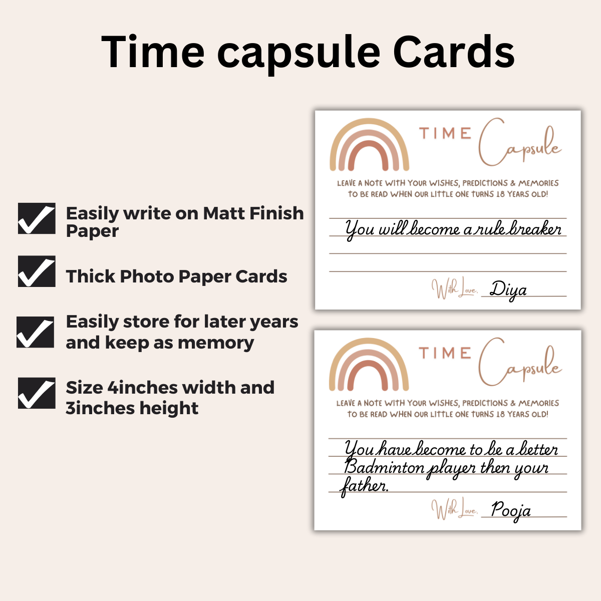 Time Capsule Cards - The Decor Cycle
