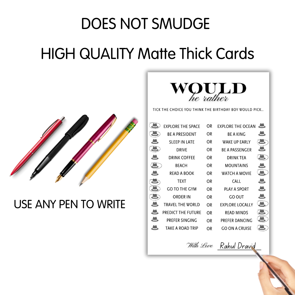 Would He Rather Cards